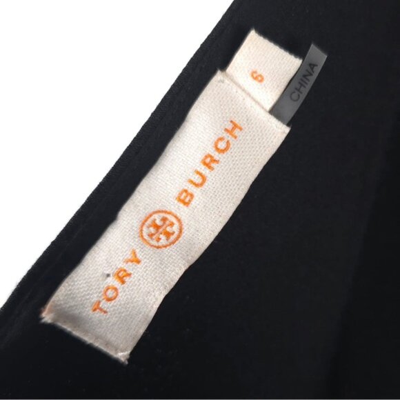 Tory Burch Hailee Bias-Cut Midi Dress Style 41110 Size 6 - Picture 6 of 12